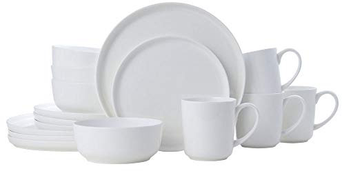 Mikasa Samantha - Vajilla (16 piezas), color blanco