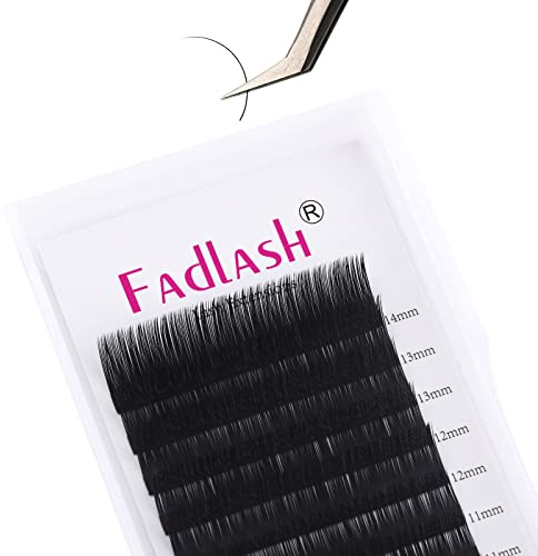 FADLASH Individual Classi Eyelash Extension 0.18mm C Curl 8-14mm Black Lash