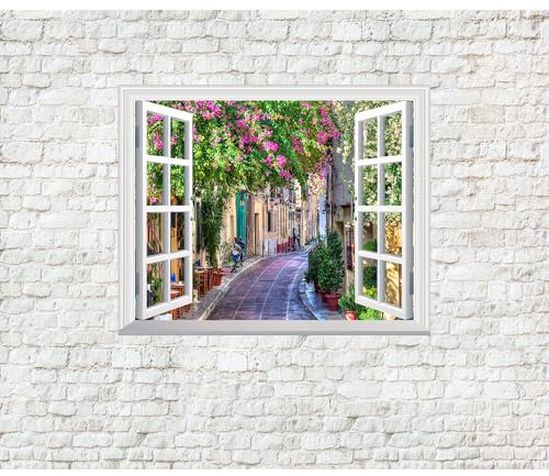 decomonkey Fototapete Landschaft 350x256 cm Design Tapete Fototapeten Vlies Tapeten Vliestapete Wandtapete moderne Wand Schlafzimmer Wohnzimmer Steinwand Stein