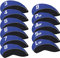 11pcs/Set Neoprene Iron Headcover Set with Large No. for All Brands Callaway,Ping,Taylormade,Cobra Etc. (Black & Blue)