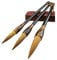 Lot de 3 pinceaux de calligraphie chinoise pour calligraphie japonaise Kanji Sumi - 3 tailles pour débutants