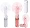 Aeergured 2Pack Portable Handheld Fan Small Desk Fan, 14-21 Working Hours Mini Pocket Fan Battery Operated USB Rechargeable Folding Fan, Quiet Personal Fan with Power Bank Function for Indoor Outdoor