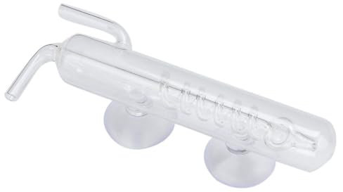 Bancone a Bolle di Serbatoio di Pesce, Diffusore CO2 Diffusore Aquarium Spirale Atomizzatore CO2 Diffusore con Una Ventosa per Acquario piantata