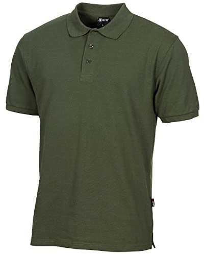 MFH Poloshirt mit Knopfleiste (Oliv, 4XL)