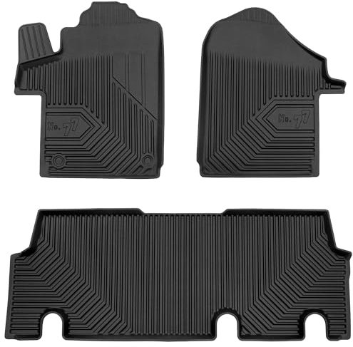 SMK Gummimatten auto fußmatten Satz passend für Mercedes-Benz Vito III ab 2014 Erleben Sie einen neuen Standard des Reisens mit rutschfesten auto fussmatten - Mehrjahres- auto teppiche für alle Straße