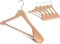 StorageWorks Extra Breite Schulter Holzkleiderbügel, 6er-Pack, Kleiderbügel aus rotem Zedernholz, Anzugbügel Holz, rutschfeste Kleiderbügel für schwere Jacken und Mäntel, natürliche Holzfarbe