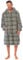 Toro Rocco Mens Hooded Blanket Oversized Hoodie Blankets Warm Soft Sherpa Fleece Comfy & Fluffy Wearable Throw Giant Sweatshirt with Front Pocket One Size Fits All, Grey Check