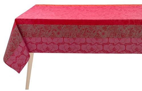 LE JACQUARD FRANÇAIS 28899 Beschichtete Tischdecke Cottage Fleury 175x250 cm Baumwolle