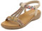 Meik Mangni Donna Sandali Piatti Estive Bohemia Pantofole Infradito da Spiaggia Ciabatte Antiscivolo Punta Aperta C Beige 38 EU