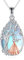 YAFEINI Violinist Halskette für Frauen Sterling Silber Violinist Mondstein Halskette Violinist Schmuck Geschenke für Mädchen