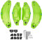 4PCS Car Caliper Cover, Protector Cover Brake Caliper Cover Kit, Aluminium Alloy Disc Brake Caliper Guard Replacement Accessories For Model 3 18in 19 in Wheels Hub(Green)