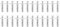 DTGN 1/4 x 1-1/4(D x L) Hammer Drive Nail - 100Pack - Good for Concrete Drywall - Carbon Steel Drive Expansion Anchors - Silver