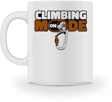 Taza Escalada Escalada Velocidad Escalada Escalada - M - Blanco