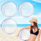 Ballon Piscine Transparent, 3 Pièces 16-Pouce Ballon de Plage Gonflable, Ballon Plage Transparente pour Été Plage Piscine Extérieur Fête Fournitures