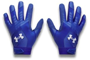 Under Armour Mens Clean Up Baseball Gloves (400) Royal/Royal/White, X-Large