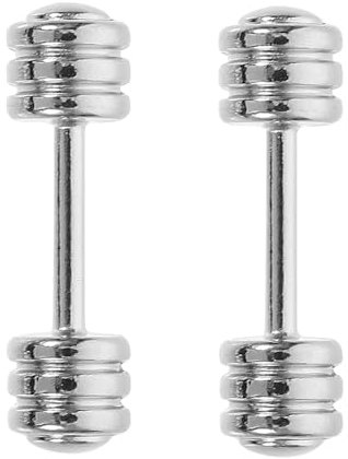 TOYANDONA 2stücke Miniatur Hantel Realistisches Fitness Zubehör Für Puppenhaus Deko-Element Für Miniatur-Gym Für Kreative Fotografie Und Raumgestaltung