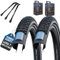 2er Set Schwalbe Reifen Marathon Plus Tour 2022 Smart Guard 28 x1,40 Zoll (37-622) Schlauch wählbar + MSZweirad Reifenheber (SV-Ventil Schläuche, 28x1,40 Zoll (37-622))