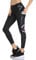 Santic Fahrradhose Damen Lang Gepolstert 7/8 Radlerhose Radhose Leggings Tights Radsport Lange Hosen Sitzpolster Elastische Schnell Trocknend Atmungsaktive Rot L