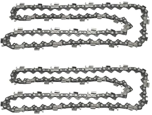 MospdyGear 2Pcs 15 0.325 Pitch .050 Gauge, 64 Drive Link Chainsaw Chain, Replacement for Husqvarna 340 345 350 435 435E 440E 450E