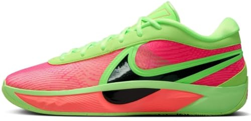Giannis Freak 6 Basketballschuhe (HJ9109-300, Lime Blast/Hyper Pink/Pure Platinum/Metallic Silver), Lime Blast Metallic Silver 300, 12