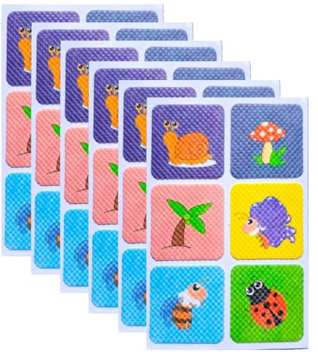 Mood Calming Stickers ADHD, Natural Mood Calming Sticker Patches for Autistic Kids & Adults, Mood Enhancing Stickers, Drug Free, Reduce Stress & Anxiety, Boost Mood, Stocking Filler (Garden Bugs)
