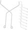 Hemobllo 10 Stück Bienenstock -Frühlingsclip Festsetzung Robust Stecker Werkzeug Abstandshalter Fix Spanngurt Bienenstockrahmenausrüstung Bienenstock Rahmen Imkerei Draht Rostfreier