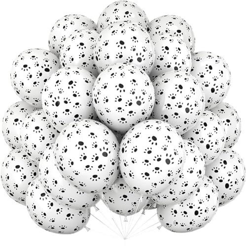 Hund Pfote drucken Ballons, 35 Stück Hund Pfote Latex Ballon, Haustier Hund Thema Dekoration Ballon Bogen Jungen Mädchen Kinder Geburtstag Graduierung Party Dekorationen