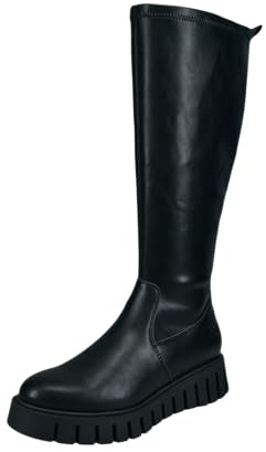 TT bagatt Stivali classici da donna, stivali da donna fodera fredda, Nero 1000, 40 EU
