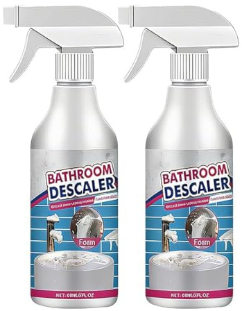 NHPY 2 Pezzi Smacchiatore per Macchie Ostinate,Pulizia Bagno,Per Bagno,Multifunzione per Cabina Doccia,Rimozione Calcare,Detergente Extra Forte per Fogne
