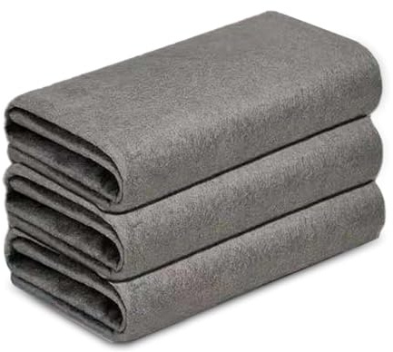 3PCS Magic Cleaning Cloths, Reusable Streak Free Glass Cleaning Rags | Soft reusable glass cleaning cloths for windows, mirrors, kitchen surfaces and cars with streak free lint free wiping