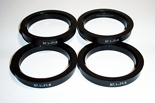 Felgenringe 4 Felgen 71.6-57.1 für Alufelgen AEZ ALCATEC Autosport DOTZ Enzo LG Inviit Kei Stiil