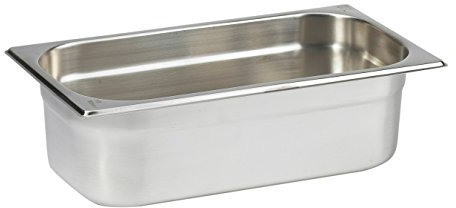 utopia by chefline Stainless Steel 1/3 Gastronorm Container 100mm Pan Deep, Catering, Bain Marie, Gastro Food Pans