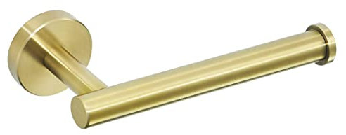 WOMAO Toilettenpapierhalter Gold Unterputz Wandmontage Werkstatt Klopapierhalter Gebürstet Edelstahl Badaccessoires Klorollenhalter