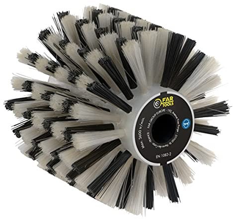 Fartools 110889 Bürste aus Kunststofffaser, Ø 120 mm, L 100 mm, kompatibel mit REX120, REX200 und REX-H200 zum Reinigen