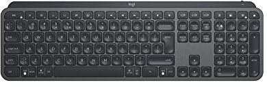 Logitech MX Keys for Business kabellose Tastatur mit Tastenbeleuchtung, US QWERTY-Layout - Graphit