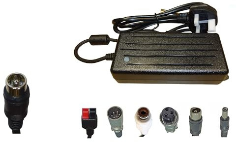 Powatechnic Chargeur de Batterie Plomb-Acide 36V-42V 2A pour vélos électriques, Scooters Mobiles, voiturettes de Golf, fauteuils roulants et Plus Encore! (RCA 10.5mm)