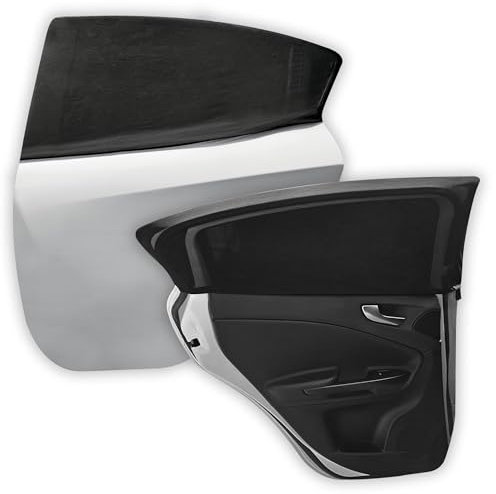 S SUMEX Parasol para Ventana Lateral de Coche Talla M, 2 Unidades Parasoles para Ventanilla de Coche con Proteccion Rayos UV, Mosquitera, Protección para Niños y Adultos de Rayos Solares.