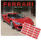 Ferrari Kalender 2021 | Eckiger Wandkalender | 16 Monate | mit Organisationsaufklebern