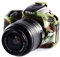 easyCover Étui en silicone pour appareil photo - Protection pour votre appareil photo - Nikon D5500/D5600 - Camouflage, camouflage
