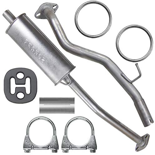 Adamot Mitteltopf Auspuff Mittelschalldämpfer für Micra 3 III K12 1.0 1.2 1.4