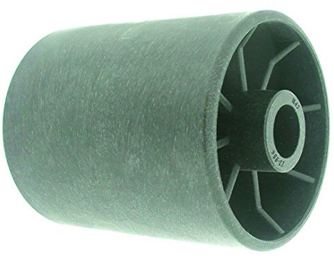 Roue anti-scalp adaptable Greenstar pour JOHN DEERE - STIGA - VIKING - Ø75mm, largeur 88mm pour axe de 17,2mm. Aluminium, Acier inoxydable, Argenté.
