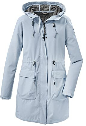 G.I.G.A. DX Damen Casual Softshell Parka mit Kapuze - GS 99 WMN SFTSHLL PRK, hellblau, 40, 37955-000