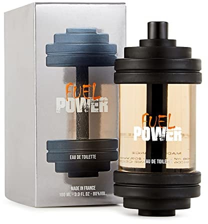 JEANNE ARTHES - Eau de Toilette Homme - Fuel Power - Floral et Frais - Ambre & Patchouli - Fabriqué en France à Grasse - Cadeau homme - 100 ml