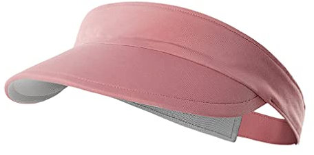 Sleeping forest Sport Sun Visor for Women Men Golf Hat Athletic with Sweatband Cooling Visor Cap Running, Tennis, Jogging, Cycling, Sun Visors Hat Quick Summer Beach Lightweight & Adjustable. Pink