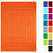 Lashuma Badeteppich 50x70 cm, Linz Badematte flauschig waschbar Orange