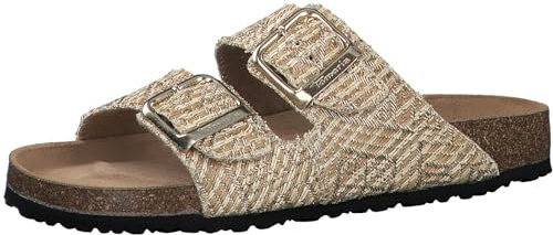 Tamaris Damen Footbed Styles; LIGHT GOLD STRUCTURE/metallic; 36 EU