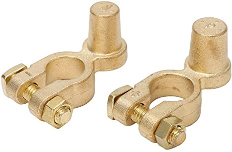 Obere Pfosten Batterieklemme , SAE nach JIS , Gut Leitende , Auslaufsichere Messing Autobatterie Anschlussklemmen für Autos