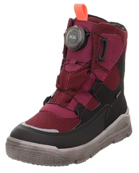 Superfit Mädchen Mars Warm Gefütterte Gore-tex Schneestiefel, Rot Schwarz 5000, 31 EU