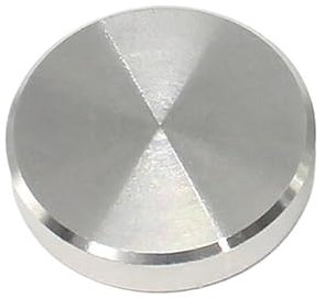 Tuerca de mano de acero inoxidable 304, agujero pasante, agujero ciego, tuerca grande plana, tuerca publicitaria, accesorios decorativos for fijación de uñas, 1-10 Uds. (Color : Blind Hole, Size : M