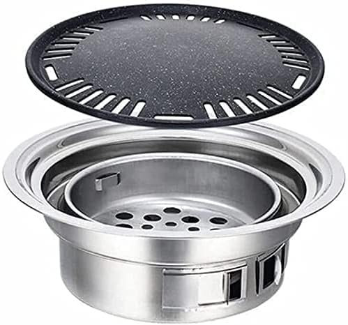 BBQ-Grill, Outdoor-Grillschale, tragbarer Outdoor-Grill, runder Holzkohlegrill, geeignet zum Verbrennen von Holzscheiten oder Holzkohle, Grillwerkzeuge für den Heimgebrauch